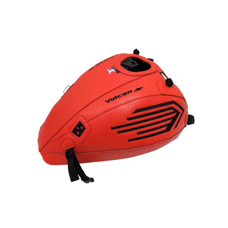 BAGSTER (バグスター) タンクカバー オレンジ/デコ バルカン VULCAN S(650) 1697D|バイクパーツ・用品 ラバーマーク