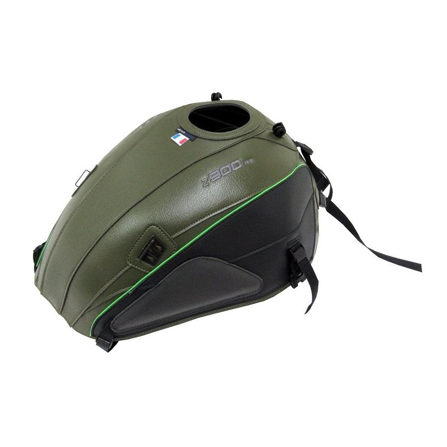 BAGSTER (バグスター) タンクカバー Dグリーン/マットブラック Z900RS/CAFE 1736C｜バイクパーツ・用品　ラバーマーク
