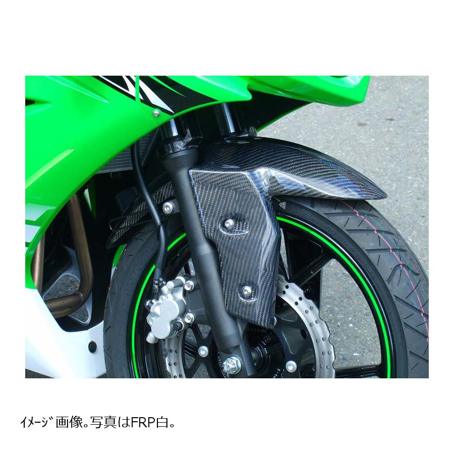 SALE／98%OFF】 ZX-10R 08〜10年 フロントフェンダー カーボン綾織 CLEVER WOLF RACING クレバーウルフレーシング 
