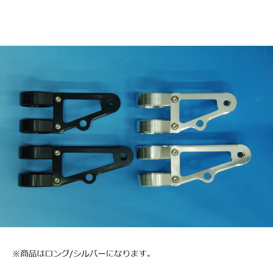 WOODSTOCK(ウッドストック) ヘッドライトステー Eタイプ ロング シルバー フォーク径Φ41用 WLS-E41L-SL