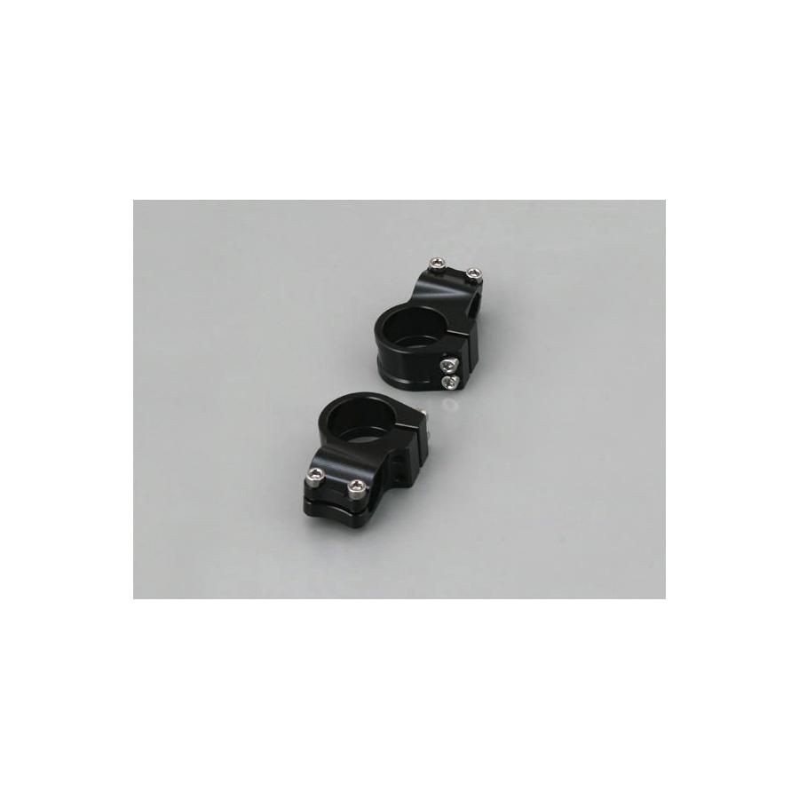 Daytona (デイトナ) クランプ 左右 50mm セパレートハンドル セパハン ブラック｜バイクパーツ・用品　ラバーマーク
