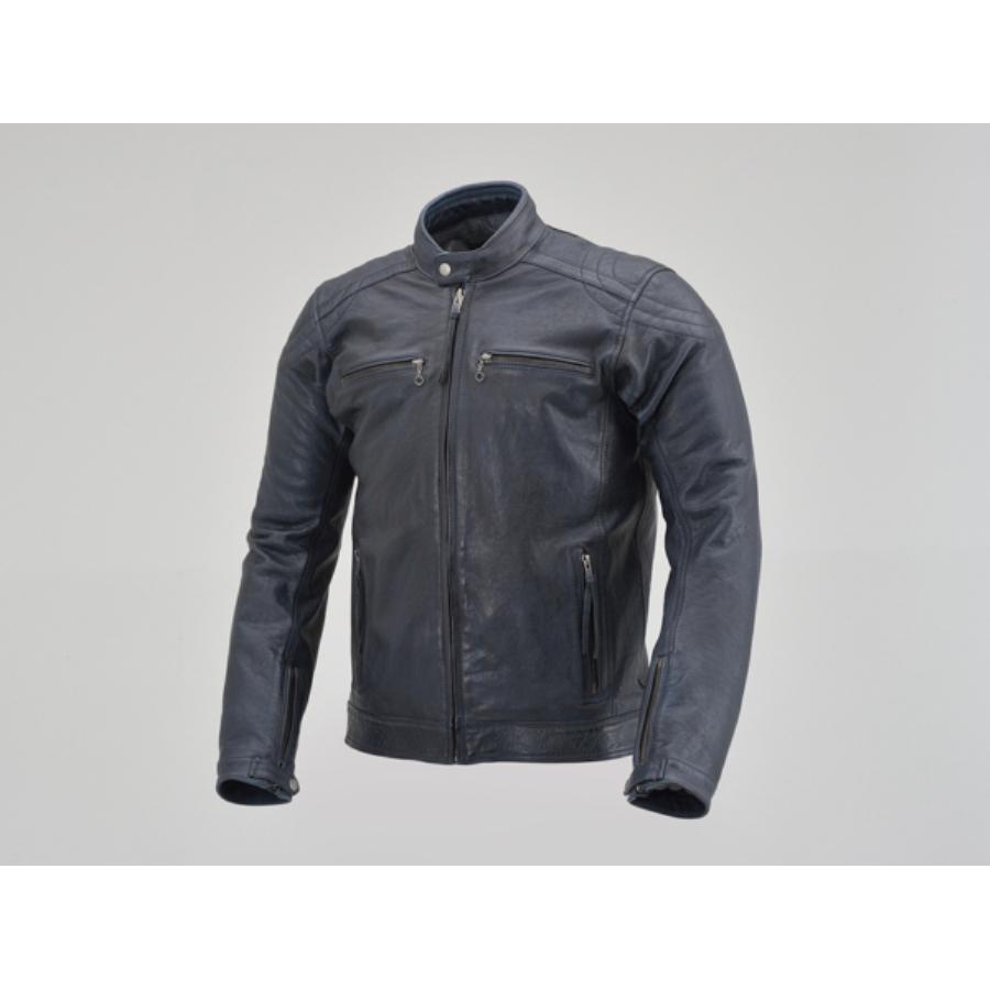 Daytona (デイトナ) DL-006 カフェライダースジャケット ネイビー/XXL 23853｜バイクパーツ・用品　ラバーマーク