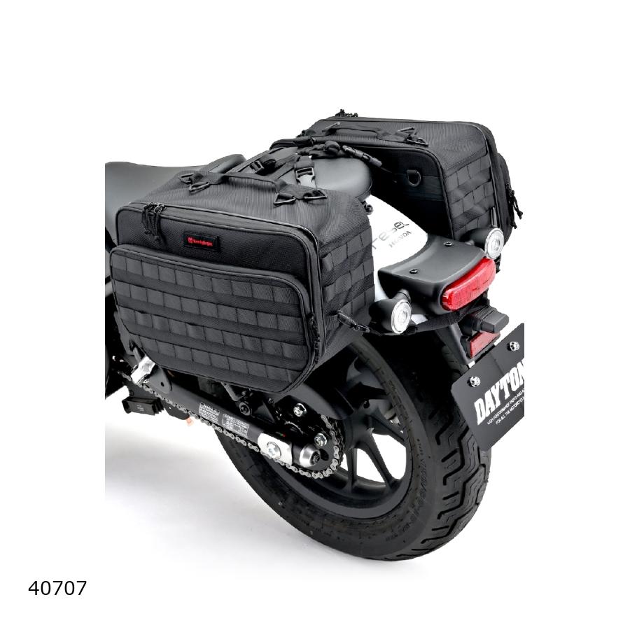 Daytona (デイトナ) HB DHS-43 振り分けサイドバッグ 18L＆18L 40707｜バイクパーツ・用品　ラバーマーク