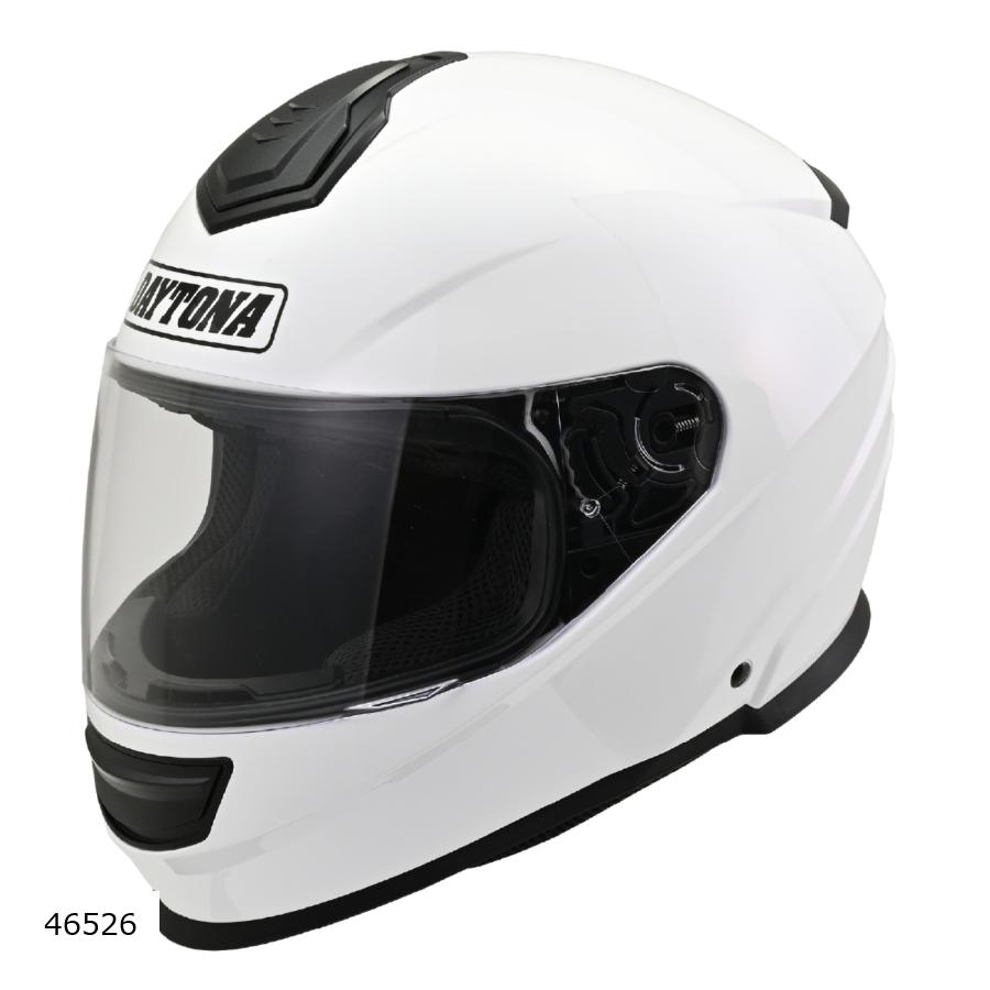Daytona (デイトナ) DN003NMフルフェイスヘルメット ホワイトS 46526｜バイクパーツ・用品　ラバーマーク