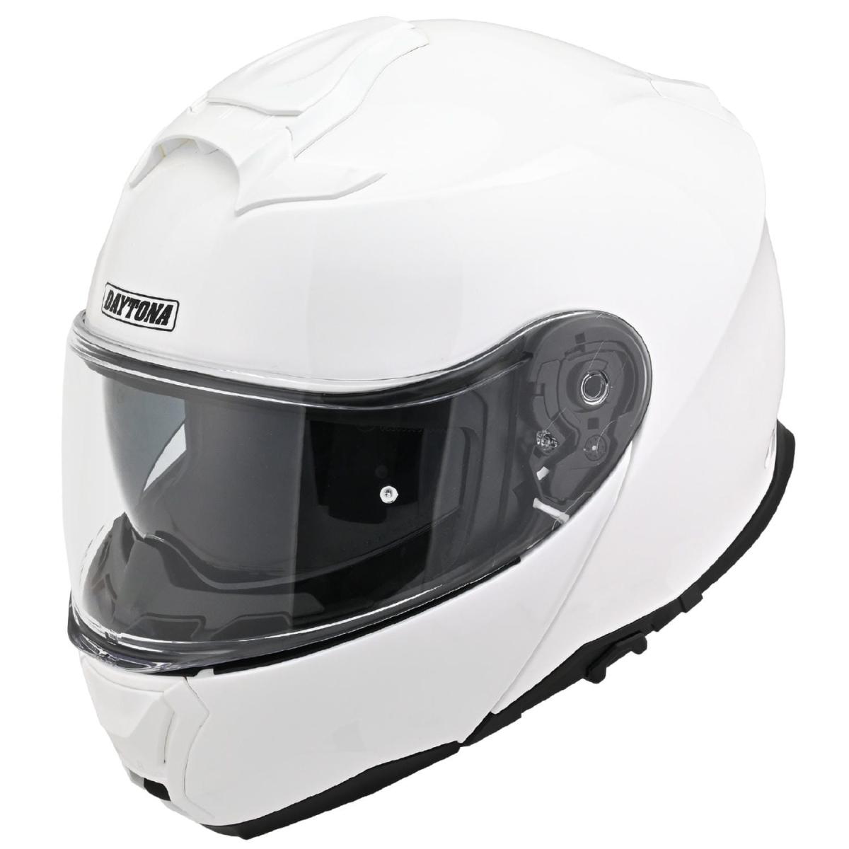 Daytona (デイトナ) DN010BTシステムヘルメット ホワイト/L 61145｜バイクパーツ・用品　ラバーマーク