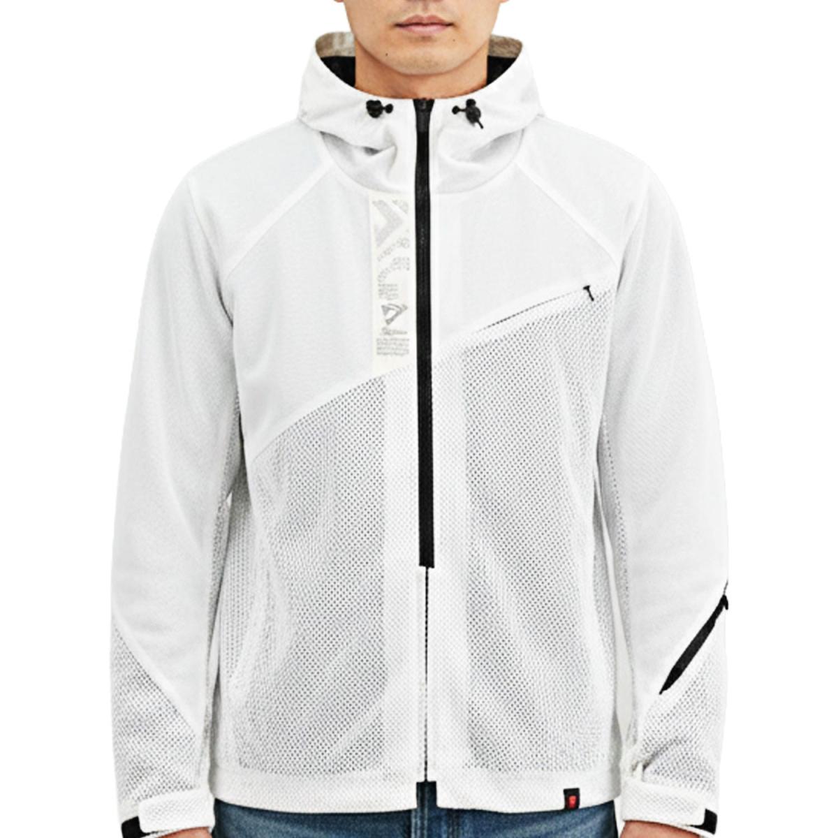 Daytona (デイトナ) DJ-030 ワイドメッシュパーカー ホワイト /2XL 64866