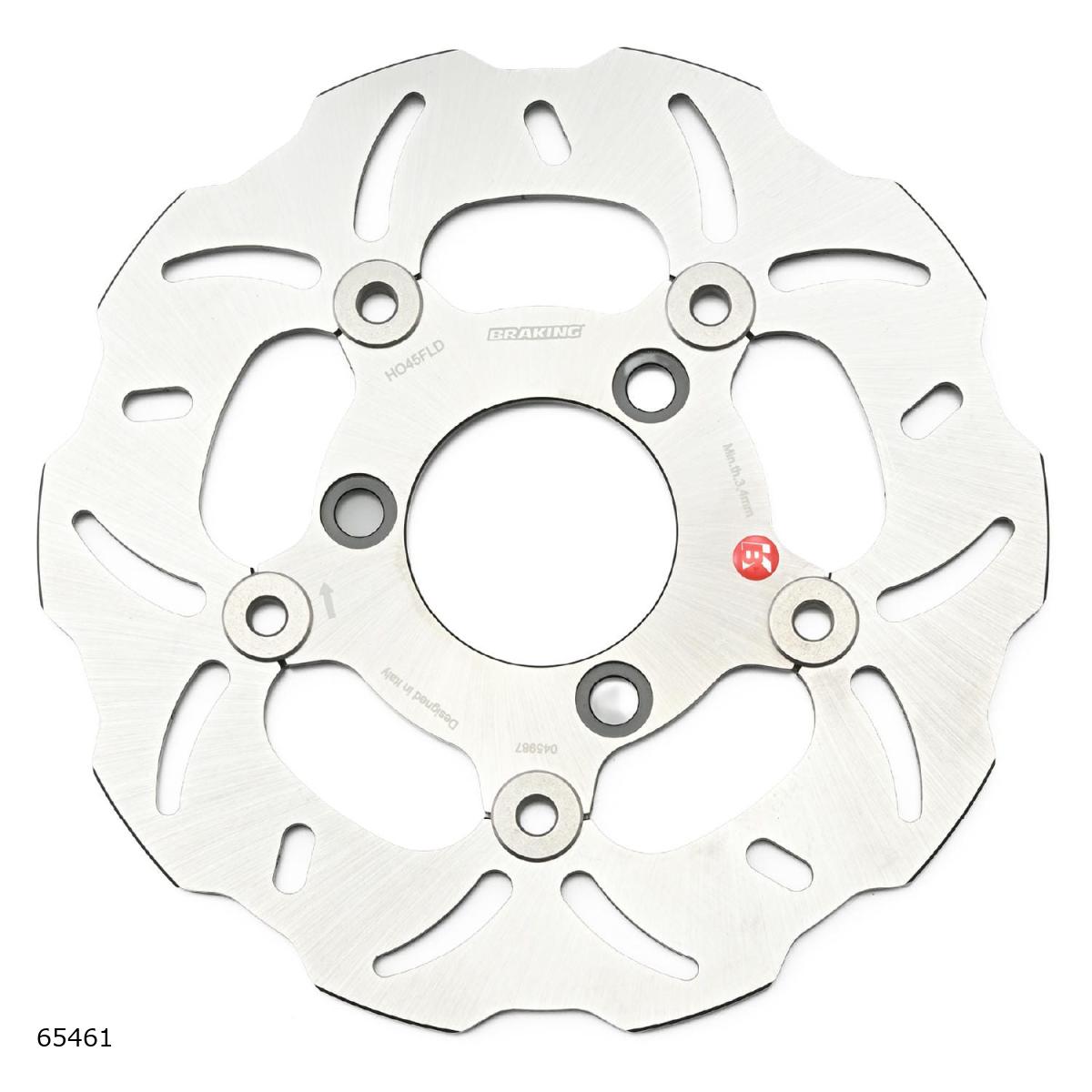 Daytona (デイトナ) BRAKING ディスクローター HO45FLD 65461|バイクパーツ・用品 ラバーマーク
