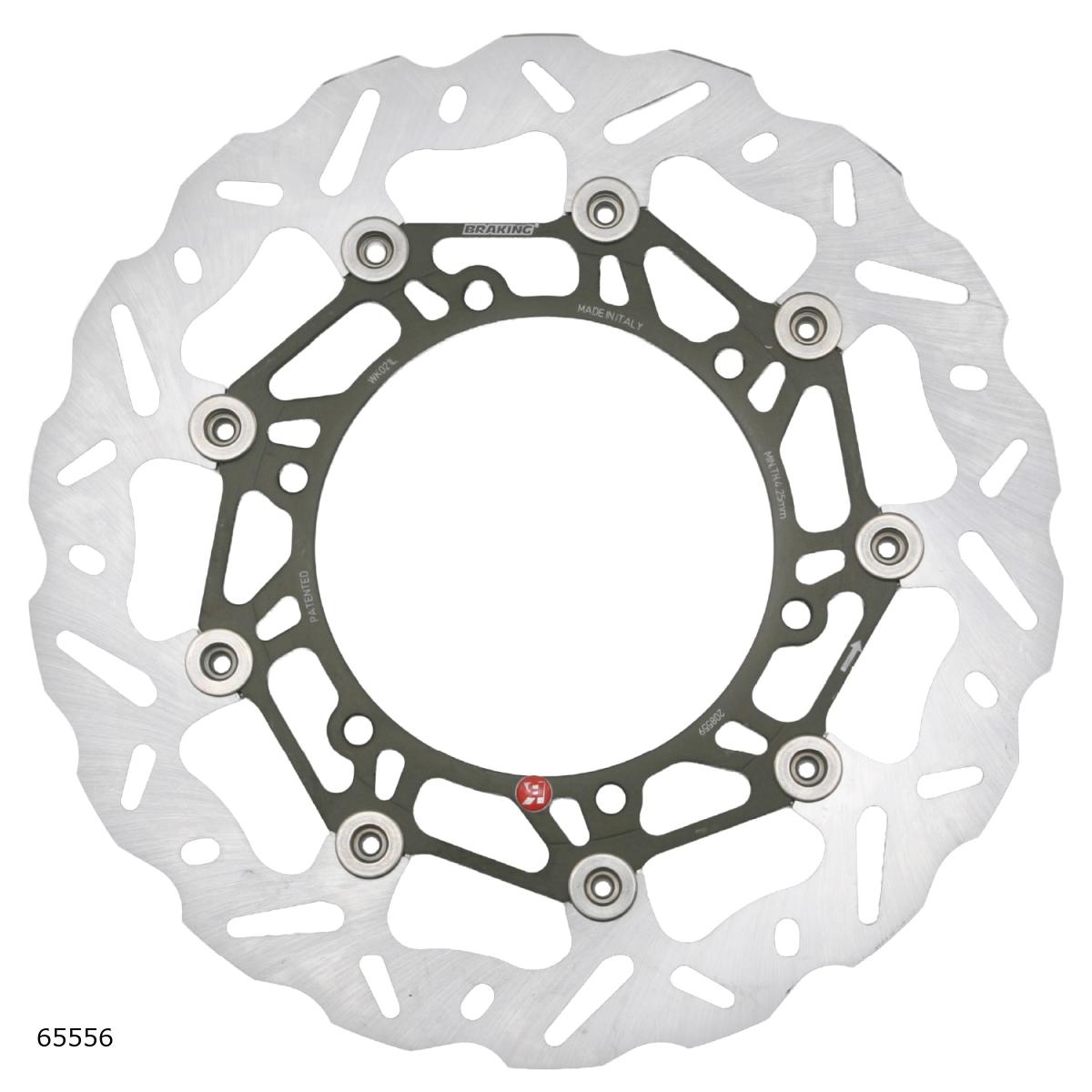 Daytona (デイトナ) BRAKING ディスクローター WK021L 65556｜バイクパーツ・用品　ラバーマーク