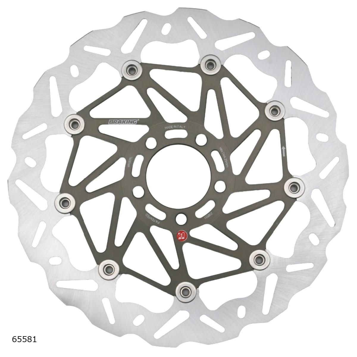 Daytona (デイトナ) BRAKING ディスクローター WK009L 65581｜バイクパーツ・用品　ラバーマーク
