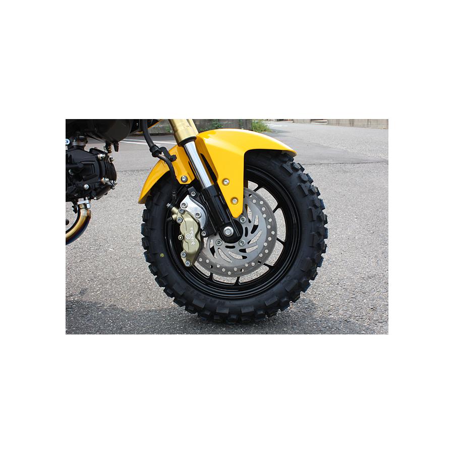 G-CRAFT (ジークラフト) フロントキャリパーサポート シルバー グロム GROM 36007