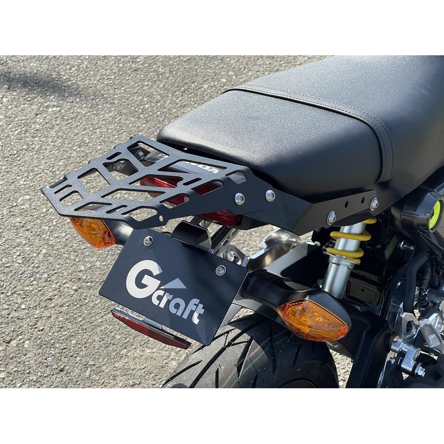 GROM（JC92）用リアキャリア　Gクラフト 楽天市場】G-CRAFT (ジークラフト) リアキャリア グロム GROM
