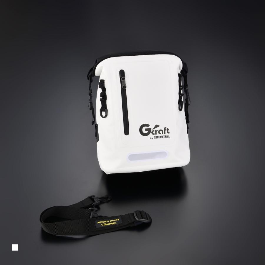 Gクラフト (ジークラフト) GcraftxSTREAM TRAIL センターバッグ ホワイト 汎用 ターポリン 39473