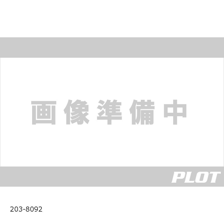 KIJIMA (キジマ) ミラー TECH12 ラウンド ミラーマウント ショート ブラック/カーボン 203-8092