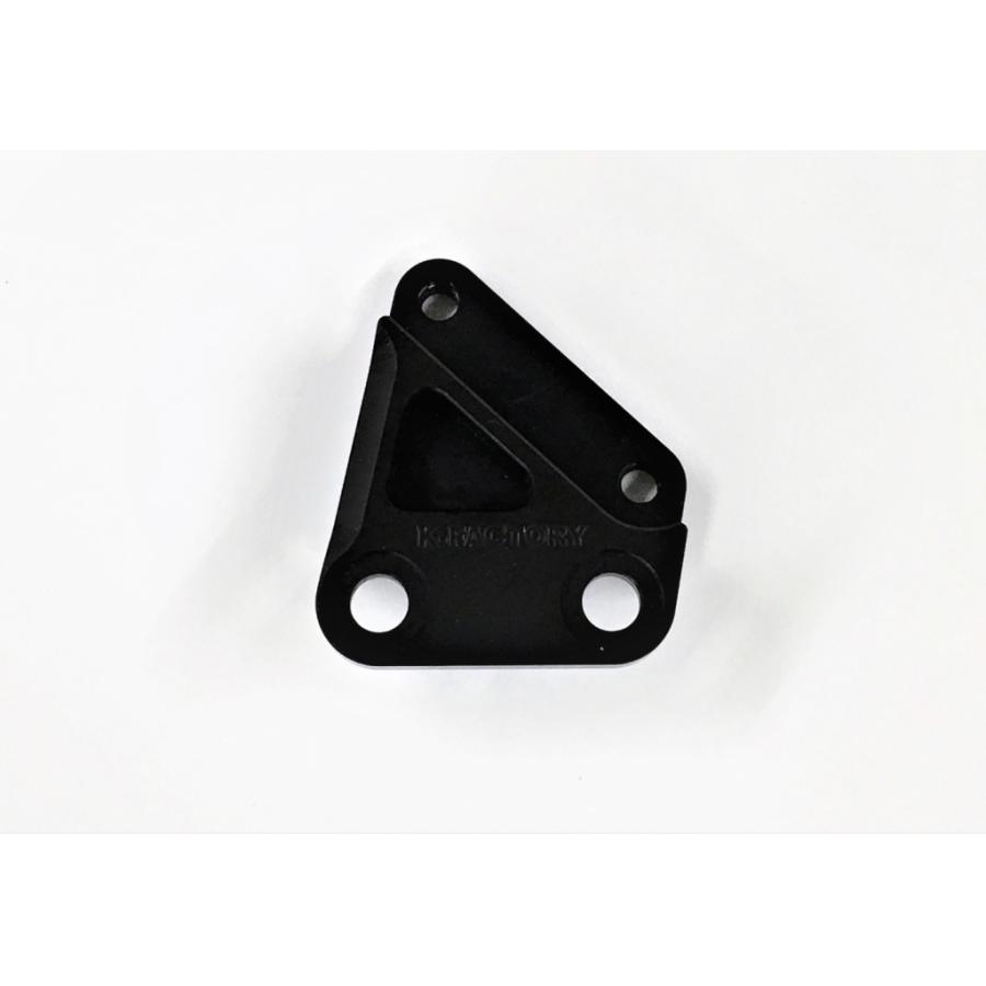 ケイファクトリー フロントキャリパーサポート S.ブラック Ninja250 ニンジャ250 184VZCY027R
