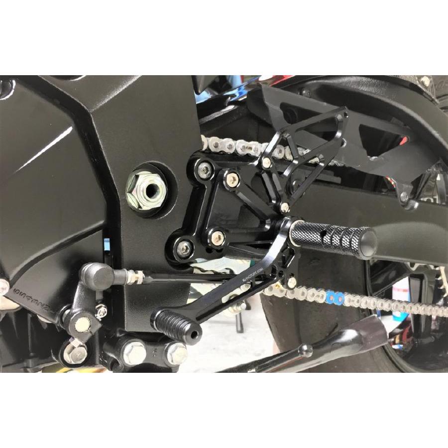 ケイファクトリー ライディングステップ スーパーブラック KATANA カタナ 263MZBR140R