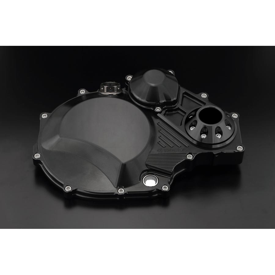 ＺＲＸ1200Ｒクラッチカバー ZRX1200RエンジンクラッチカバーをK-Factory製に交換した