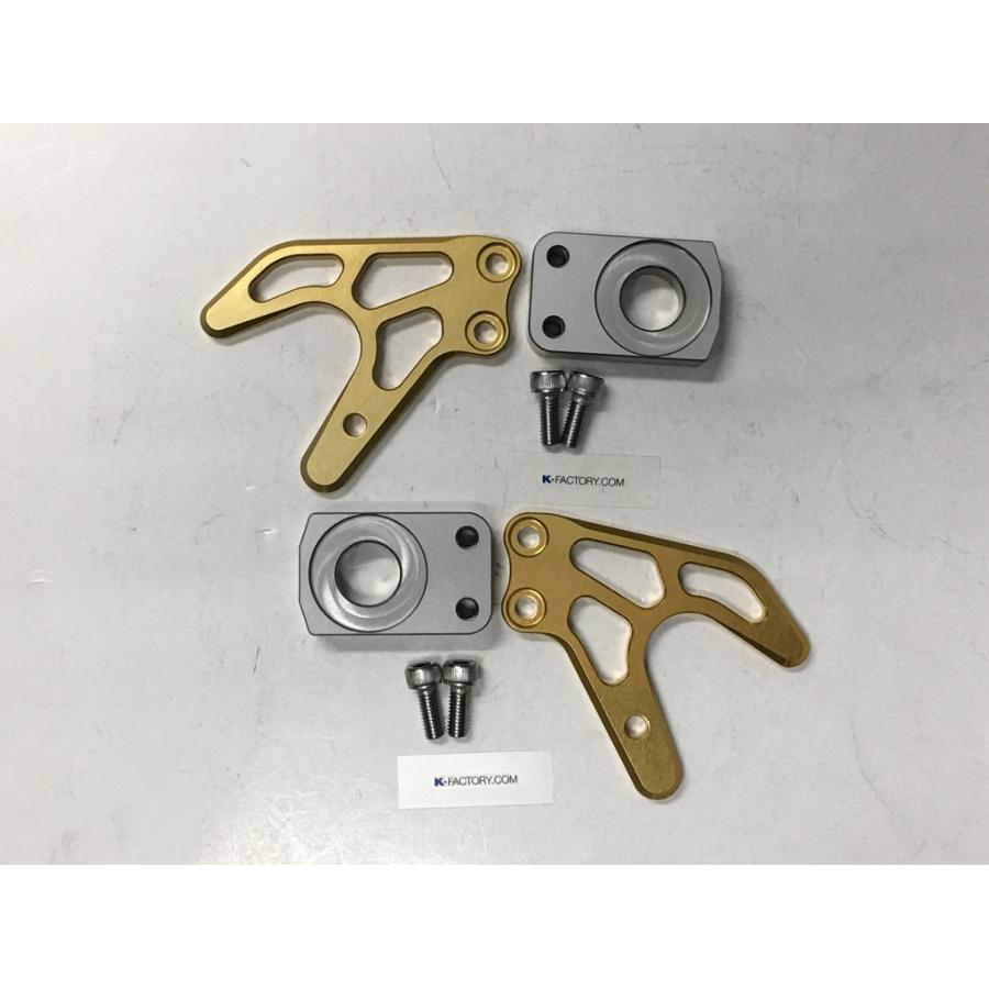 ケイファクトリー V型スタンドフック ステイゴールド CBR250RR 073WZAL0114｜バイクパーツ・用品　ラバーマーク