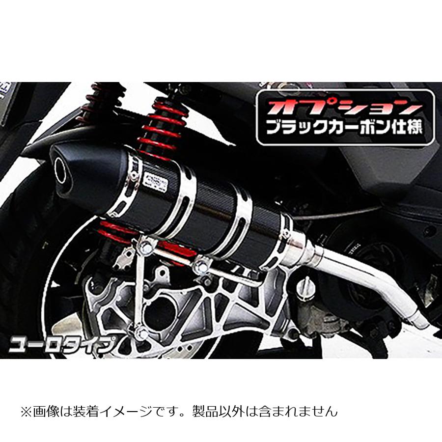 ウイルズウィン ロイヤルマフラー ユーロタイプ ブラックカーボン PGO X-HOT150 552-59-14