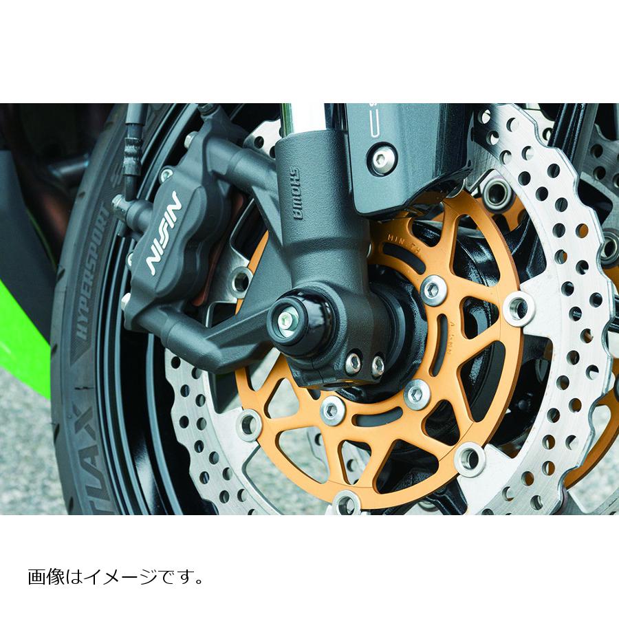 LSL エルエスエル CBR1000RR DCT可 VFR1200 アクスルプロテクター フロント ブラック 最大82%OFFクーポン  アクスルプロテクター