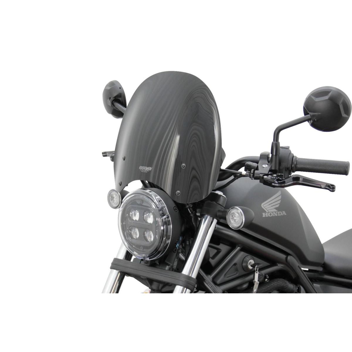 MRA(エムアールエー) スクリーンツーリング ブラック REBEL250 レブル250 REBEL500 レブル500 4025066169795