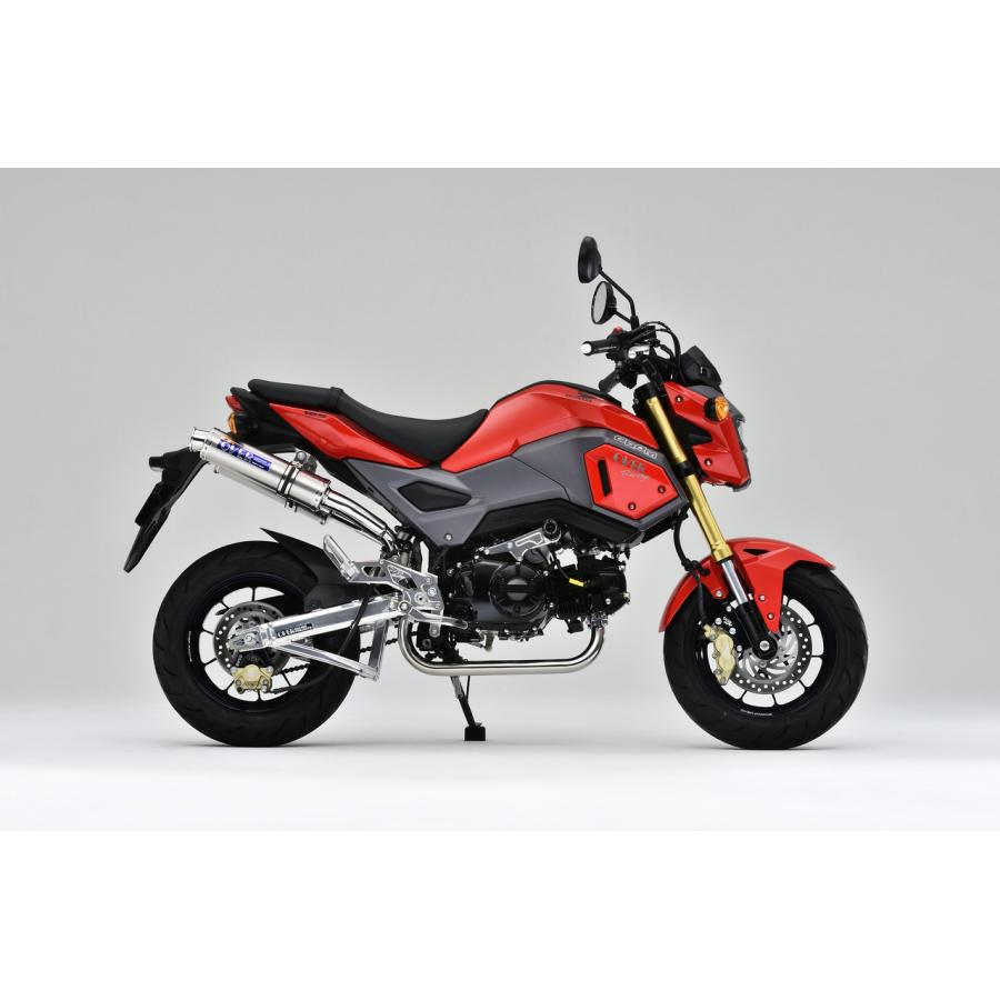OVER RACING(オーバーレーシング) ツインチタンマフラー GROM グロム オーヴァーレーシング