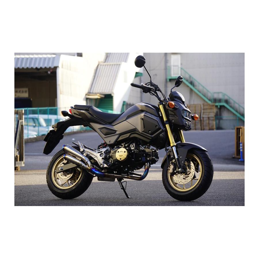 OVER RACING(オーバーレーシング) マフラー ツインメガホン GROM グロム 2-23 オーヴァーレーシング