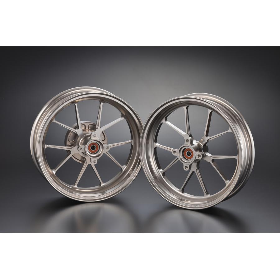 OVER RACING(オーバーレーシング) GP-TEN ホイールセット チタン 2.50 3.50-12 Z125-PRO 82-65-10T オーヴァーレーシング
