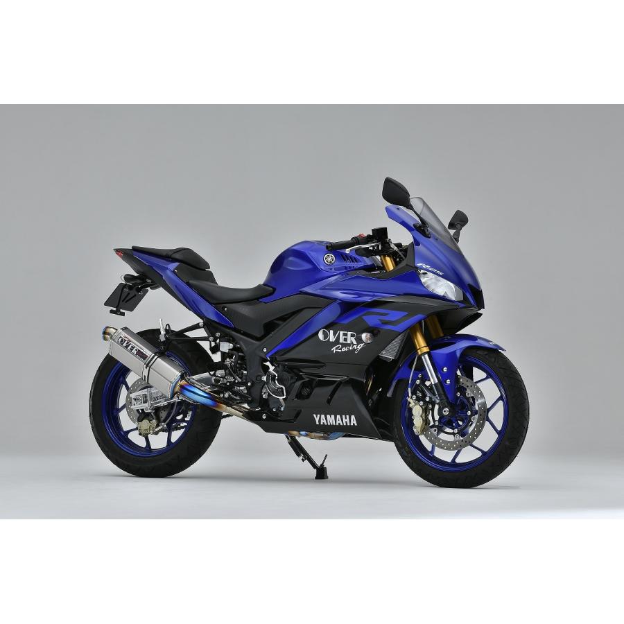 OVER RACING(オーバーレーシング) マフラー TT-Formula フルチタン 2-1 YZF-R25(18)/ 25-351-01 オーヴァーレーシング|バイクパーツ・用品 ラバーマーク