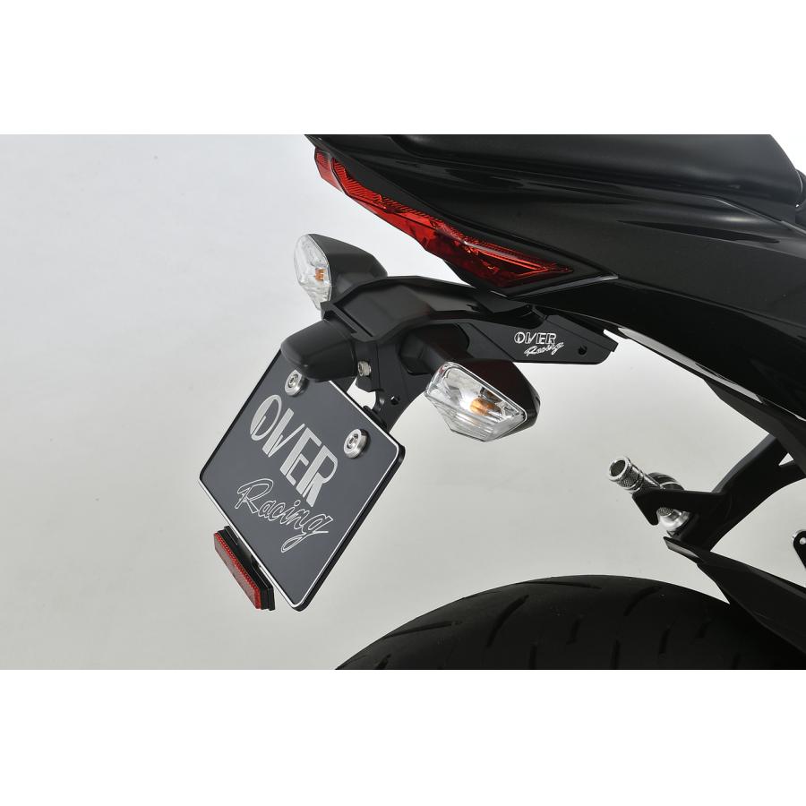 楽天市場】【OVERRACING】57-86-21 フェンダーレスキット ブラック ZX