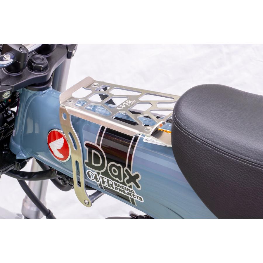 OVER RACING (オーバーレーシング) フレームキャリア シルバー ダックス DAX125 61-123-01｜バイクパーツ・用品　ラバーマーク