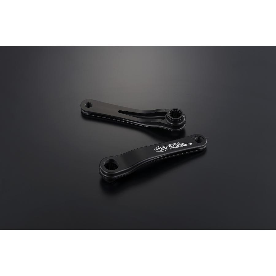 OVER RACING (オーバーレーシング) クランク ブラック YAMAHA/YPJ-MT Pro 51-A01-02B｜バイクパーツ・用品　ラバーマーク