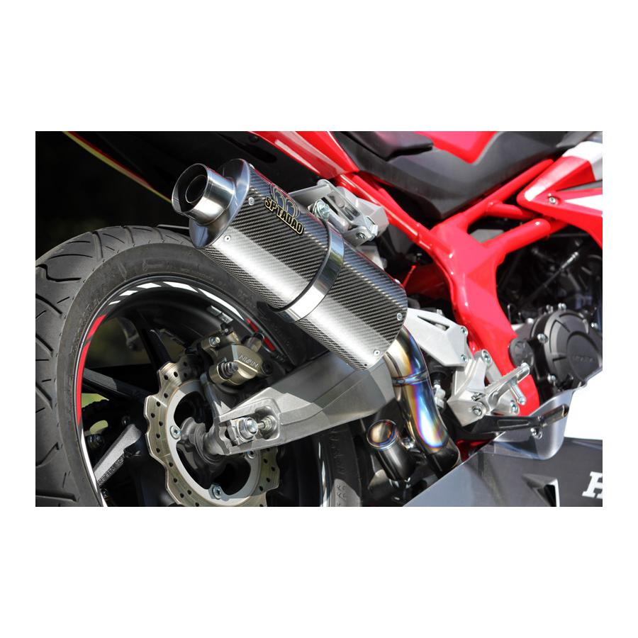 SP忠男 (SPタダオ) パワーBOX チタン/カーボン フルエキゾーストマフラー CBR250RR 17 2BK-MC51 CB2-PB-11｜バイクパーツ・用品　ラバーマーク 59,268円