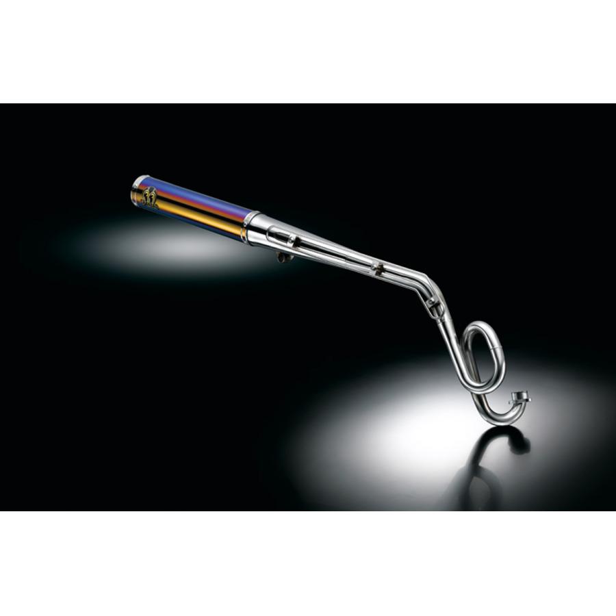 SP忠男 (SPタダオ) PURESPORT ピュアスポーツ フルエキゾーストマフラー チタンブルー ハンターカブ125 CT125 JA55 CT1-PS-02｜バイクパーツ・用品　ラバーマーク