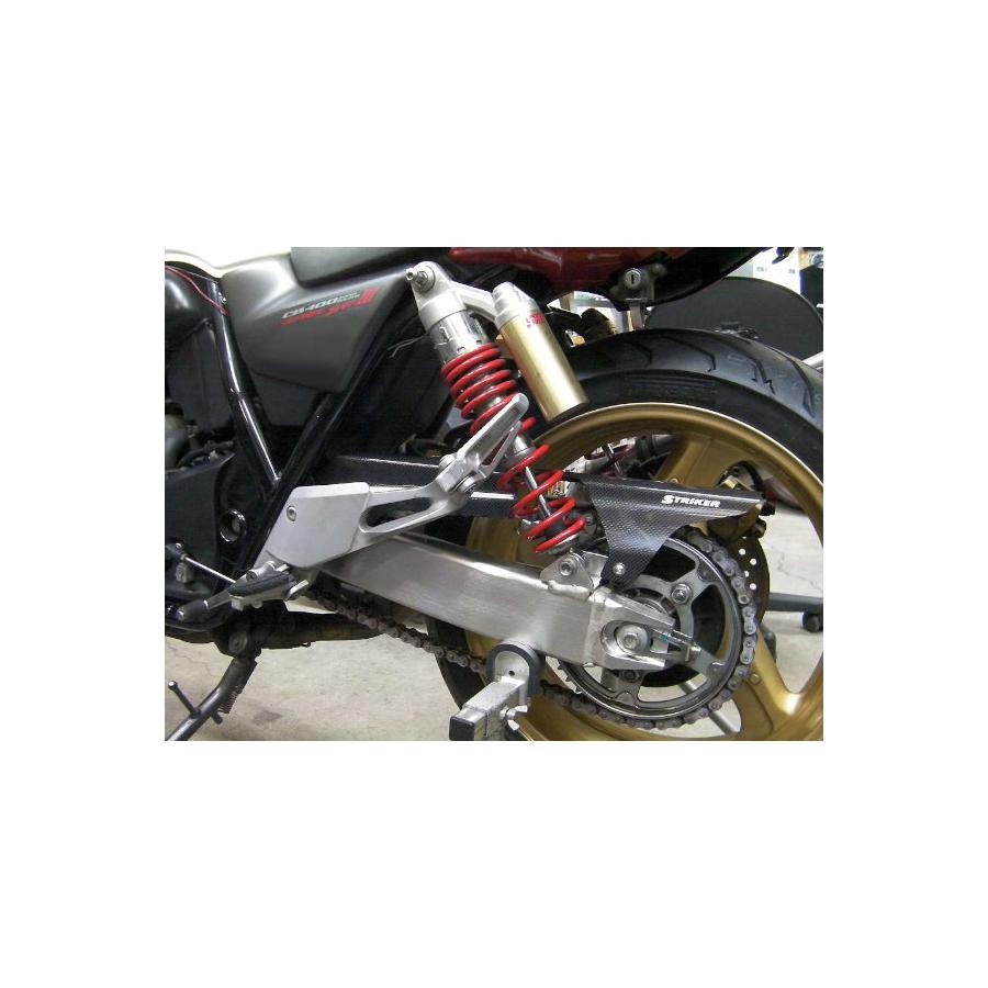 ストライカー カーボンチェーンカバー CB400SF 99- REVO VTEC SB SAD