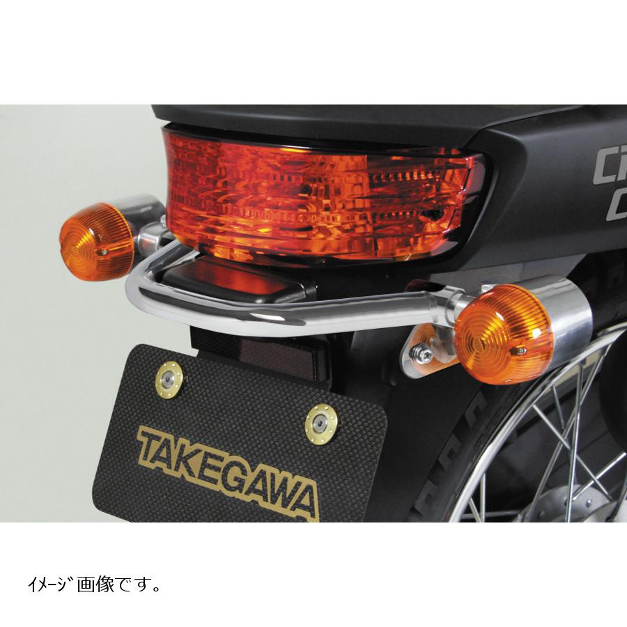 クロスカブ110（CROSSCUB）JA45 リアフェンダーガード（イエロー） SP武川（TAKEGAWA）