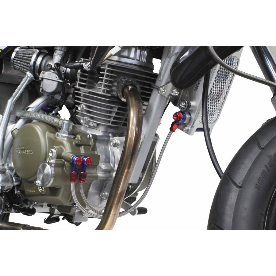 スペシャルパーツタケガワ,コンパクトクールキット(3Fin/クラッチ,/スリムラインホース)Ape50/Ape100,XR50/XR100モタード,07-07-0264