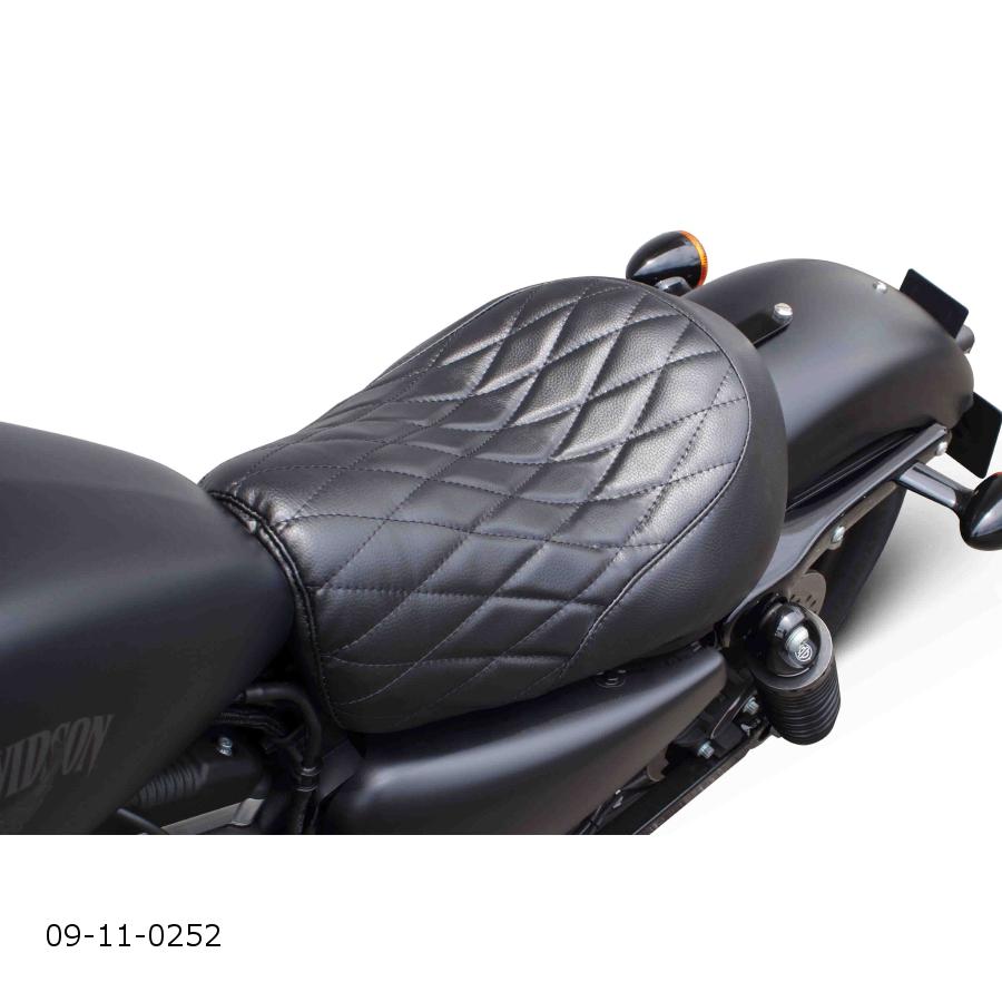 SP武川(SPタケガワ) クッションシートカバーダイヤモンドステッチ ブラック スポーツスター883Iron
