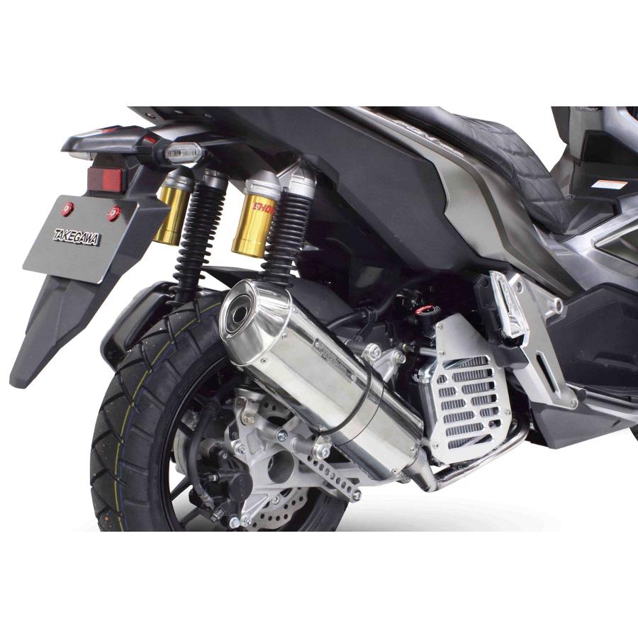 恵みの時 ADV150 タケガワ コーンオーバルマフラー - パーツ