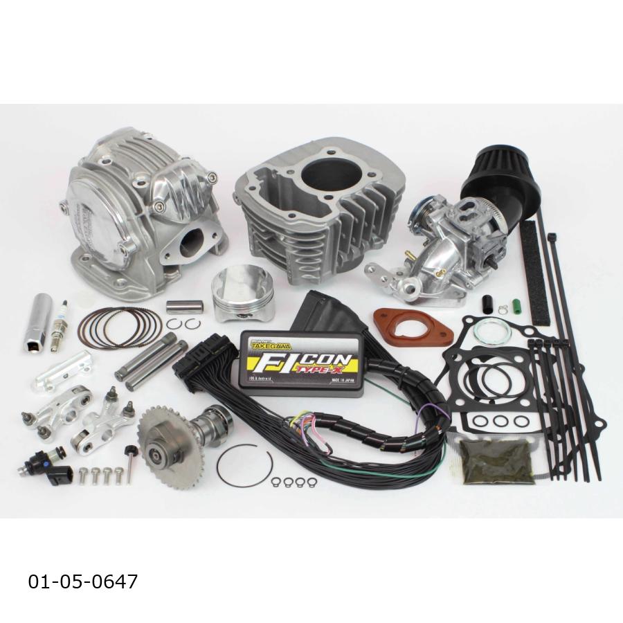SP武川 (SPタケガワ) S.Head 4Valve+Rコンボキット145cc CT125(JA65-1000001-)(ブラックエレメント) 01-05-0647