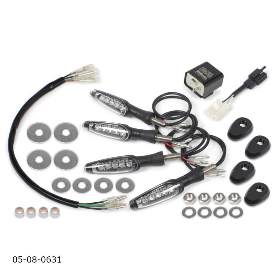SP武川 (SPタケガワ) ストリームラインLEDウインカーキット YZF-R125(BVD1) 05-08-0631|バイクパーツ・用品 ラバーマーク