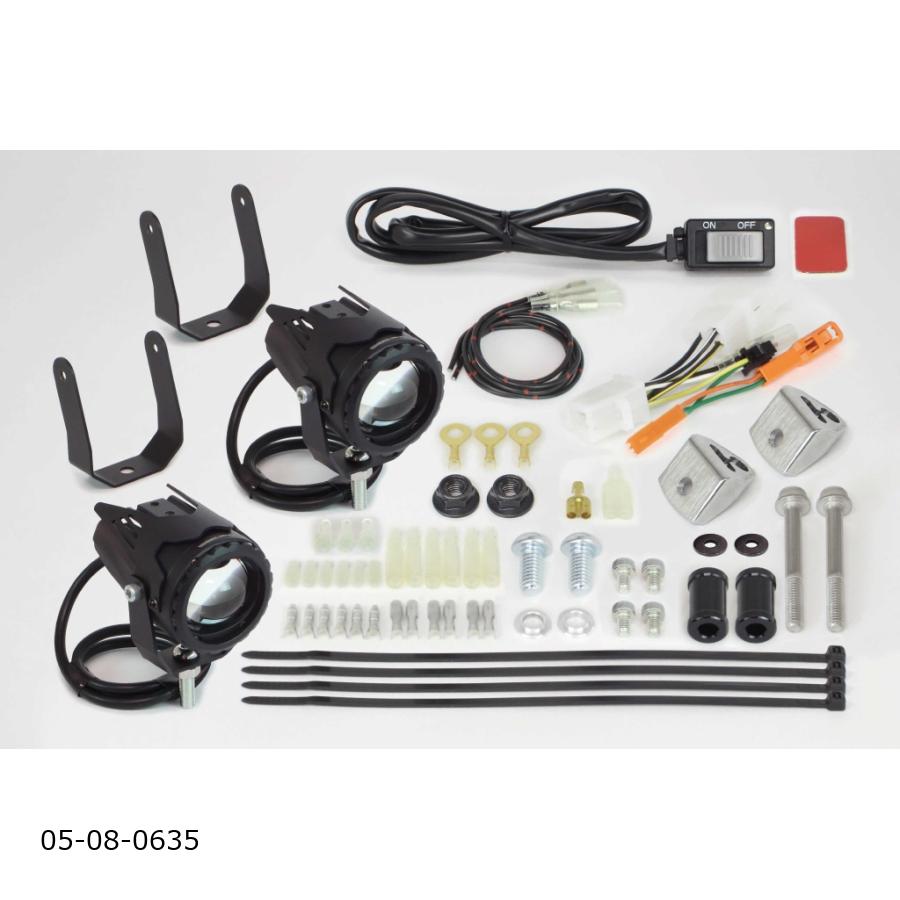 SP武川 (SPタケガワ) LEDフォグランプキット(カットライン/10W)(2個入) CT125(JA55/JA65)(ノーマル車用) 05-08-0635｜バイクパーツ・用品　ラバーマーク