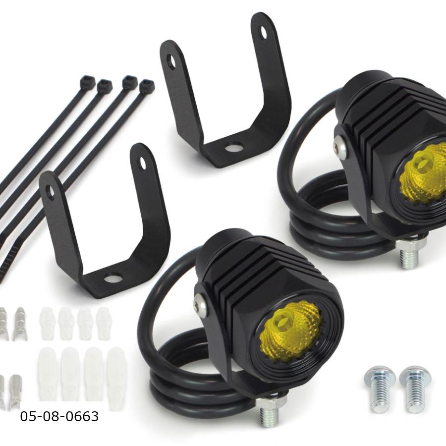 SP武川 (SPタケガワ) LEDフォグランプキット3.0(950/レモンイエロー) DC12V専用(2個入) 05-08-0663|バイクパーツ・用品 ラバーマーク