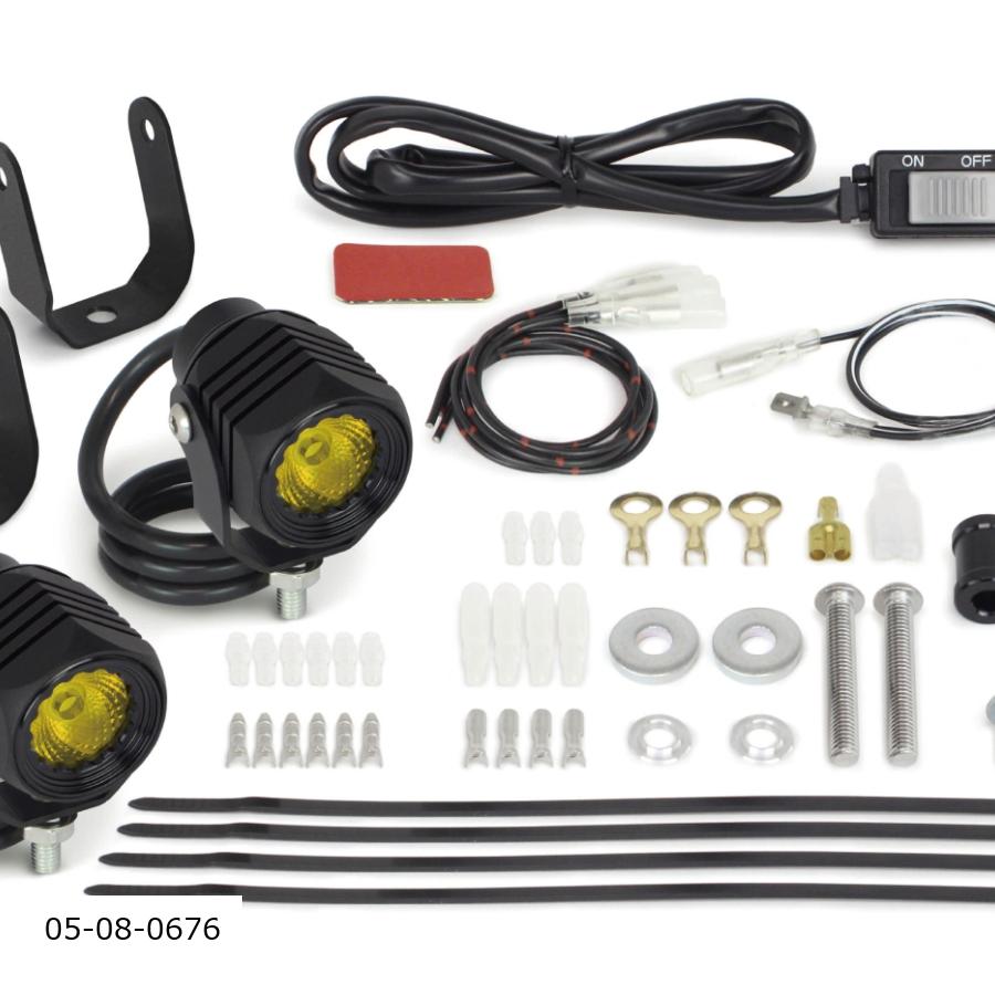 SP武川 (SPタケガワ) LEDフォグランプキット3.0(950/レモンイエロー)(2個入) CB125R(JC79/JC91) 05-08-0676｜バイクパーツ・用品　ラバーマーク