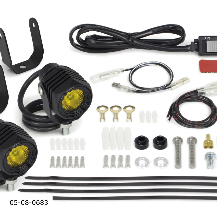 SP武川 (SPタケガワ) LEDフォグランプキット3.0(950/レモンイエロー)(2個入) レブル250(MC49)/CL250(MC57) 05-08-0683|バイクパーツ・用品 ラバーマーク