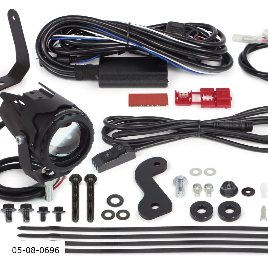 SP武川 (SPタケガワ) LEDフォグランプキット(カットライン/10W/2色) スーパーカブ50(AA09)/110(JA44・59)(1個入) 05-08-0696|バイクパーツ・用品 ラバーマーク