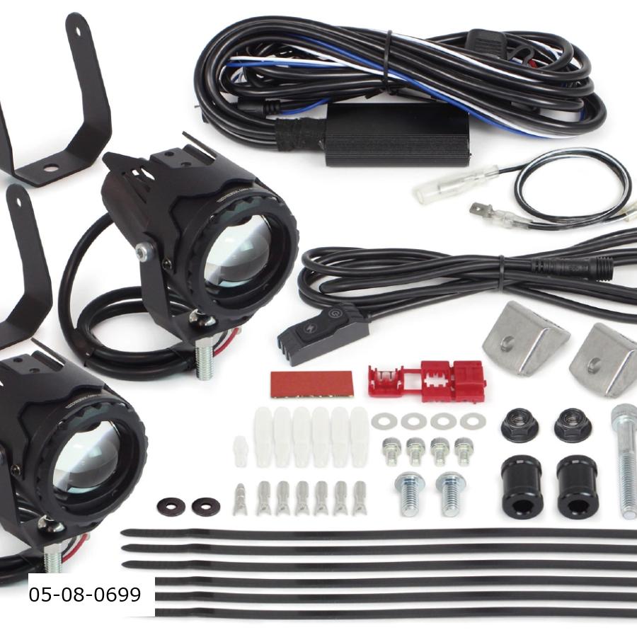 SP武川 (SPタケガワ) LEDフォグランプキット(カットライン/10W/2色)(2個入) XSR125(BVF1)/XSR155(BBSA) 05-08-0699｜バイクパーツ・用品　ラバーマーク