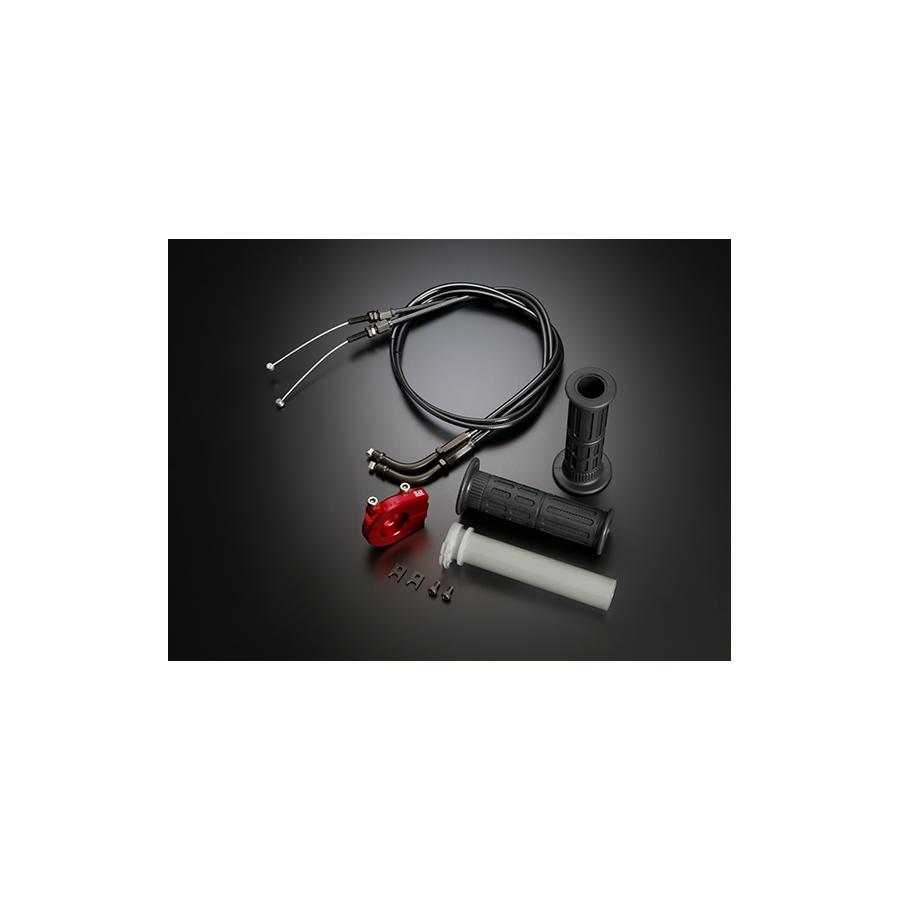 YOSHIMURA (ヨシムラ) YRスロットルホルダーセットケーブル850mm RED(TMRスモール/FCR小型) 115mm 671-0B1R8501