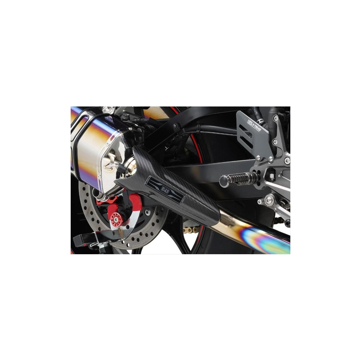 ヨシムラ カーボンヒートガードSET フルエキ HEPTA-FORCE Hayabusa(21-25) 194-592-0040|バイクパーツ・用品 ラバーマーク