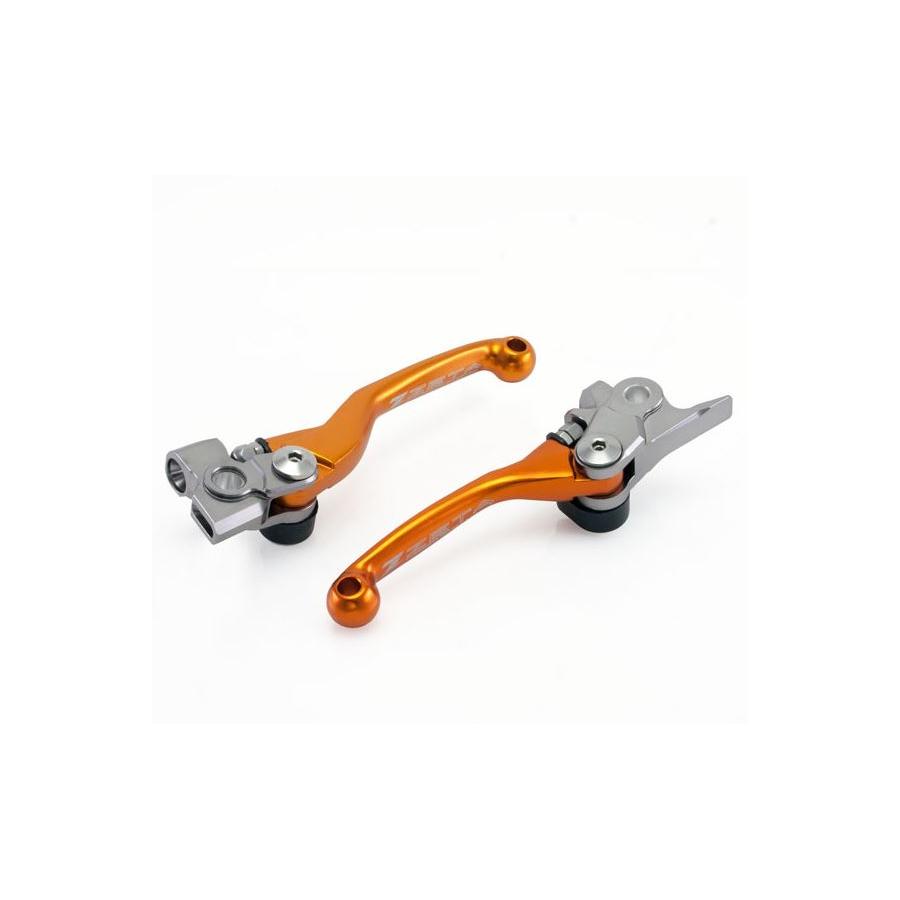 ZETA PIVOTレバーセットFP 3Fi オレンジ KTM 250-530EXC/EXC-F/SX/SX-F/XC/XC-F/XC-W/XCF-W/450SMR｜バイクパーツ・用品　ラバーマーク