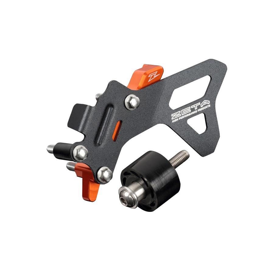 ZETA ケースセーバー カバー付き オレンジ KTM 250/350SXF/EXF/EXC/EXCF